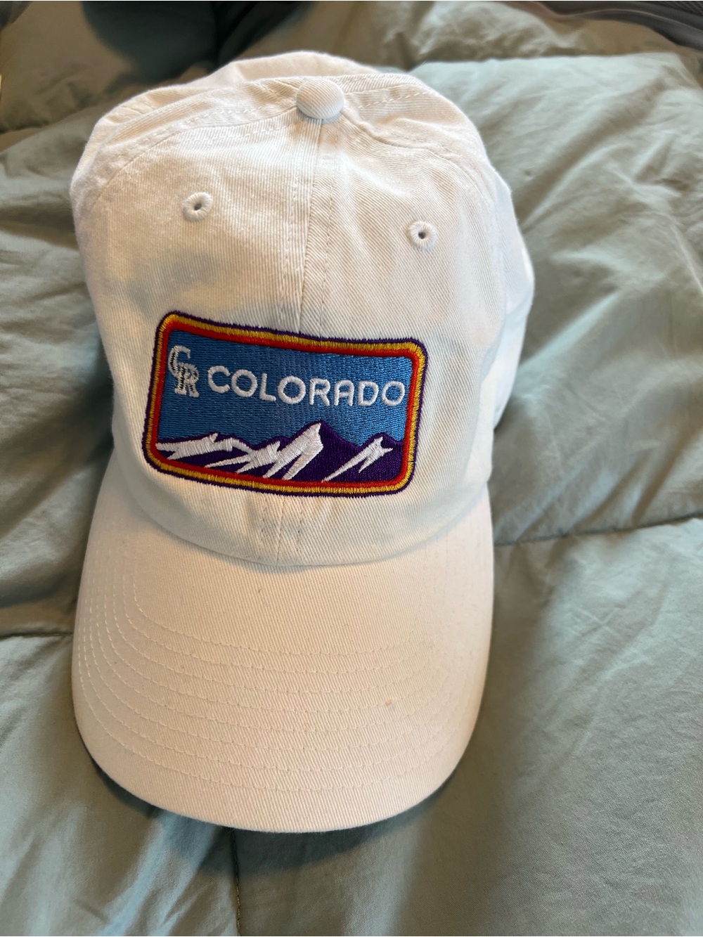 47 Brand White Baseball Cap | Colorado Rockies